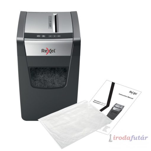 Iratmegsemmisítő, konfetti, 10 lap, REXEL, "Momentum X410-SL"