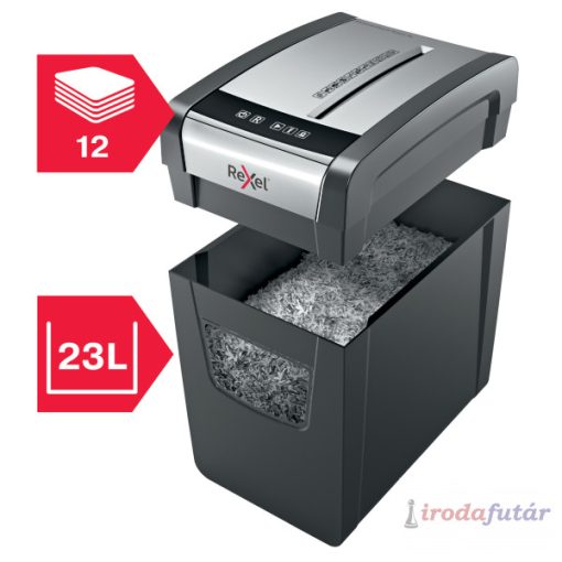 Iratmegsemmisítő, konfetti, 12 lap, REXEL, "Momentum X312-SL"