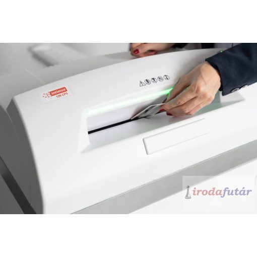 intimus 130 CP4 iratmegsemmisítő, P4 biztonsági szint, 3,8x36 mm konfetti, 22 lap, 130 l tartály
