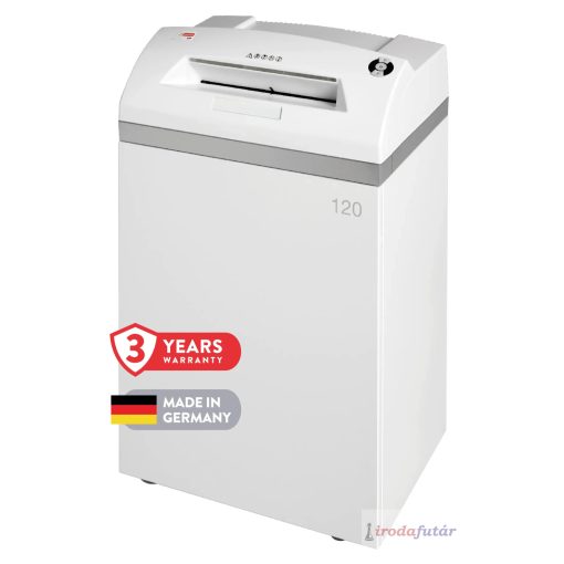 intimus 120 CP5 iratmegsemmisítő, P5 biztonsági szint, 1,9x15 mm konfetti, 15 lap, 120 l tartály
