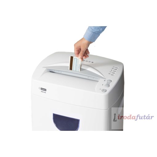 intimus 2500 CP5 iratmegsemmisítő, P5 biztonsági szint, 11 lap, 2×12mm konfetti, 32 l tartály, irodai és otthoni
