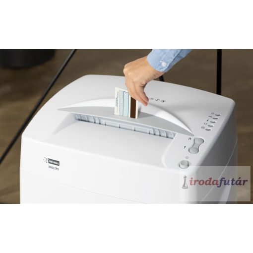 intimus 3500 CP5 iratmegsemmisítő, P5 biztonsági szint, 13 lap, 2x10mm konfetti, 42 l tartály, irodai és otthoni