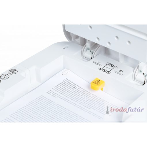 intimus AutoShred 180 CP4 iratmegsemmisítő automata lapadagolós, 180 lap, P4 biztonsági szint, 4×12 mm konfetti, 32 l tartály
