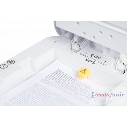 intimus AutoShred 180 CP4 iratmegsemmisítő automata lapadagolós, 180 lap, P4 biztonsági szint, 4×12 mm konfetti, 32 l tartály