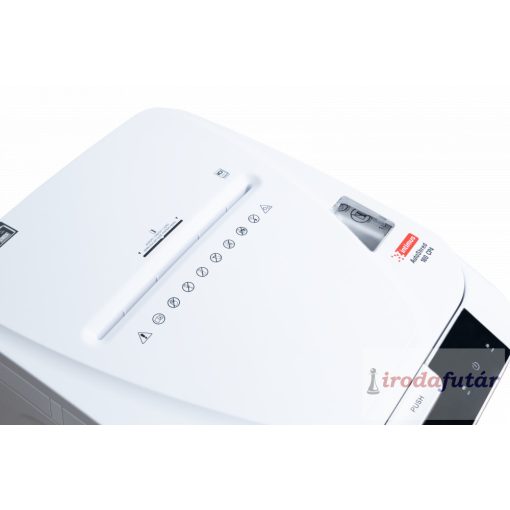 intimus AutoShred 180 CP4 iratmegsemmisítő automata lapadagolós, 180 lap, P4 biztonsági szint, 4×12 mm konfetti, 32 l tartály