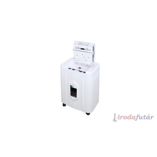 intimus AutoShred 140 CP4 iratmegsemmisítő automata lapadagolós, 140 lap, P4 biztonsági szint, 4×12 mm konfetti, 20 l tartály