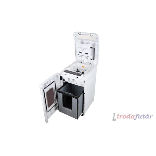 intimus AutoShred 400 CP4 iratmegsemmisítő automata lapadagolós, 400 lap, P4 biztonsági szint, 4×12 mm konfetti, 55 l tartály