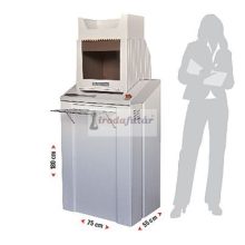 intimus H200 CP4 AO, 400V / 50 Hz ipari és nagy irodai iratmegsemmisítő, P4 biztonsági szint 3,8x40 mm automata olajozóval